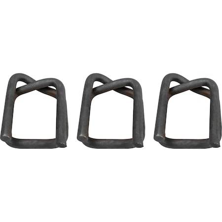 Encore Packaging Poly  Cord Buckles  1 HD Phosphate Wire, 500PK P100WB3-PH